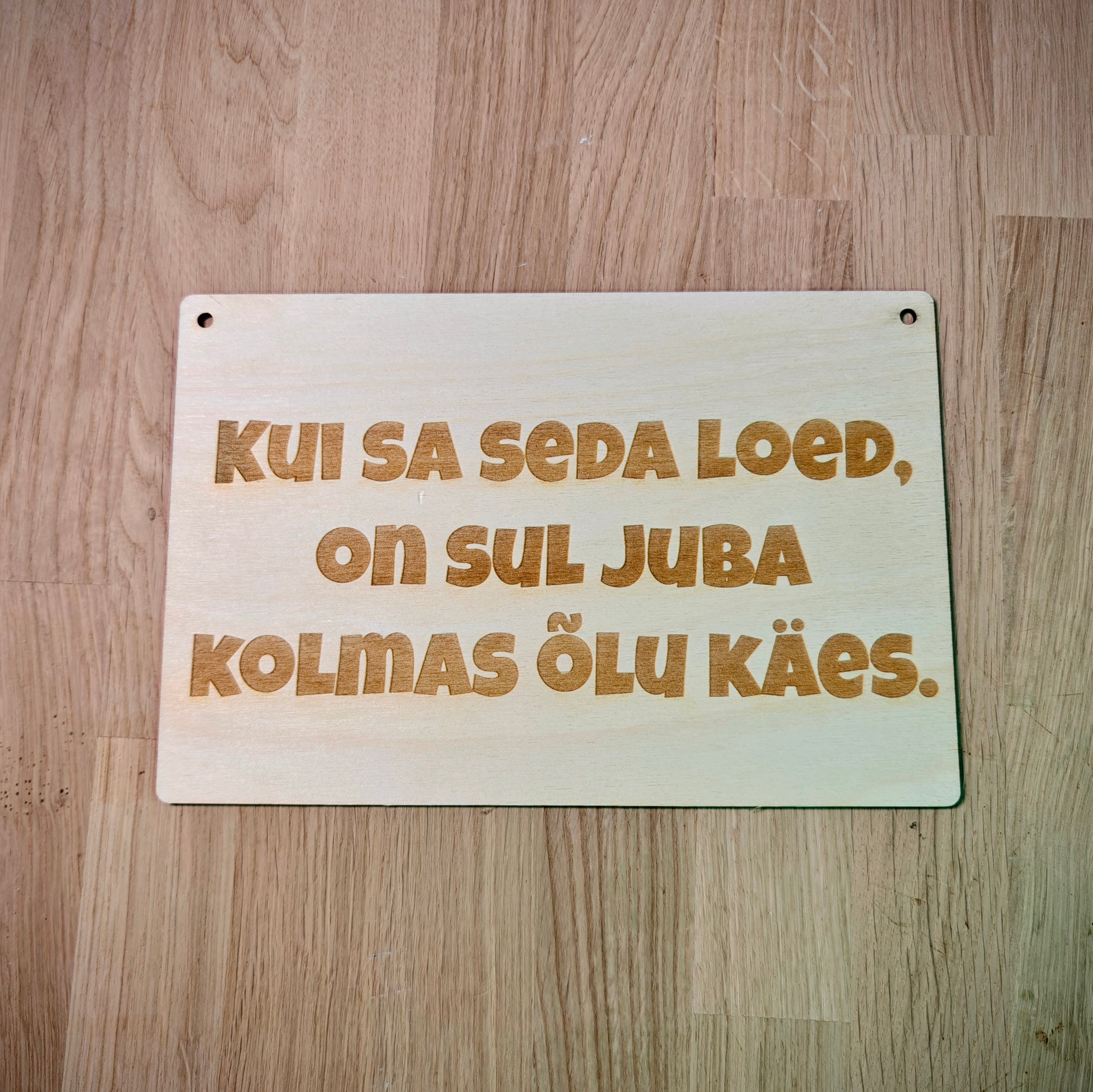 Personaalne Puidust Silt