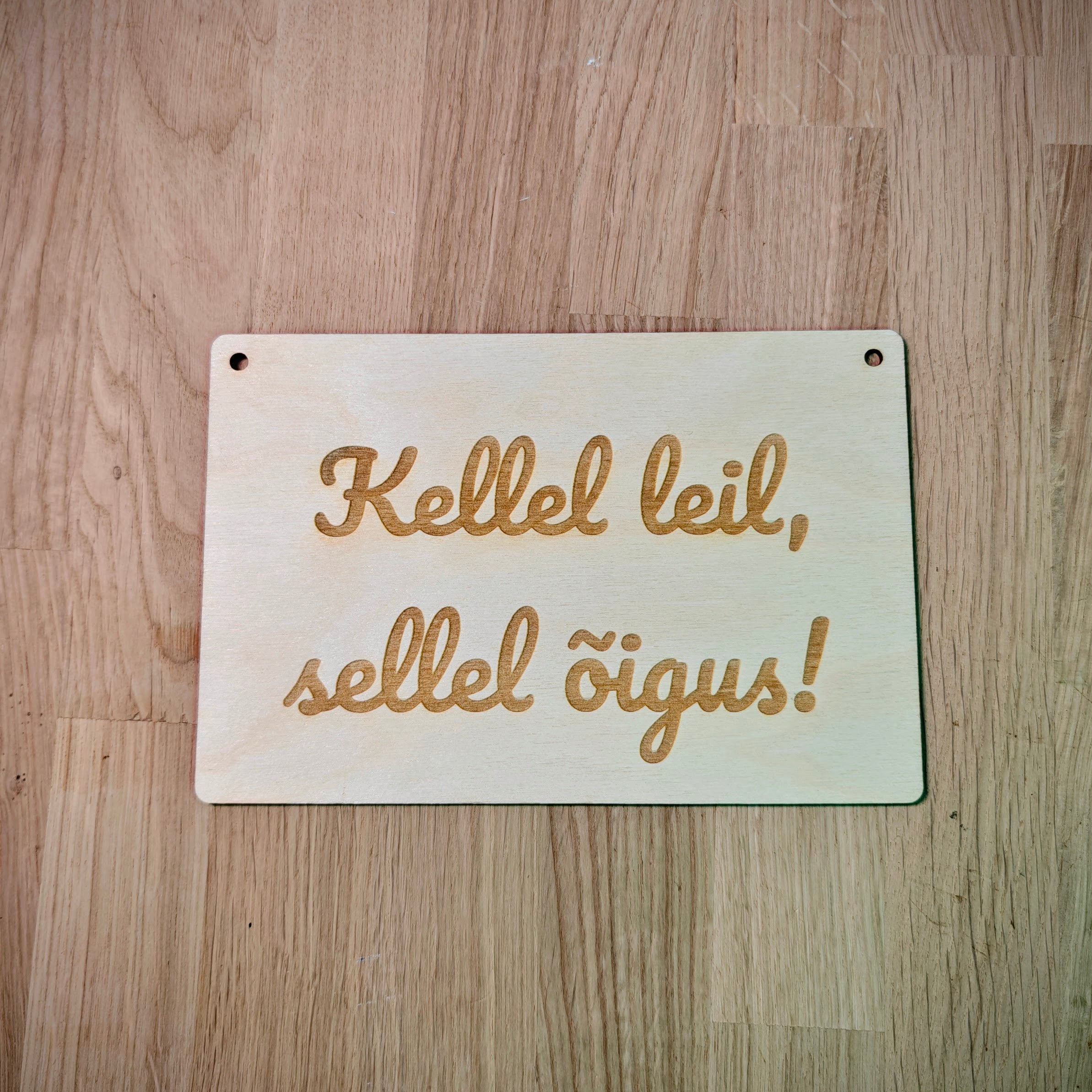 Personaalne Puidust Silt