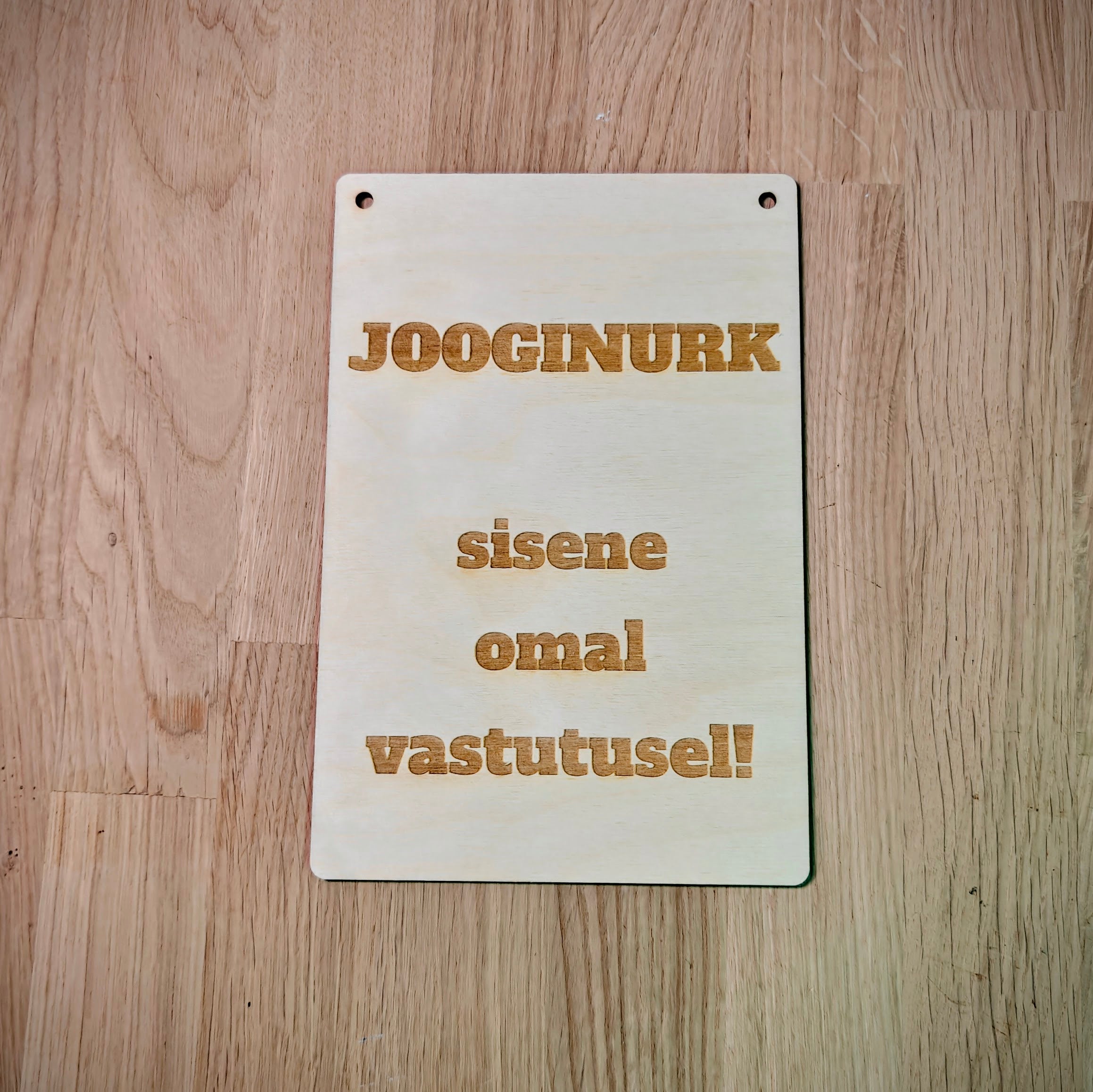 Personaalne Puidust Silt