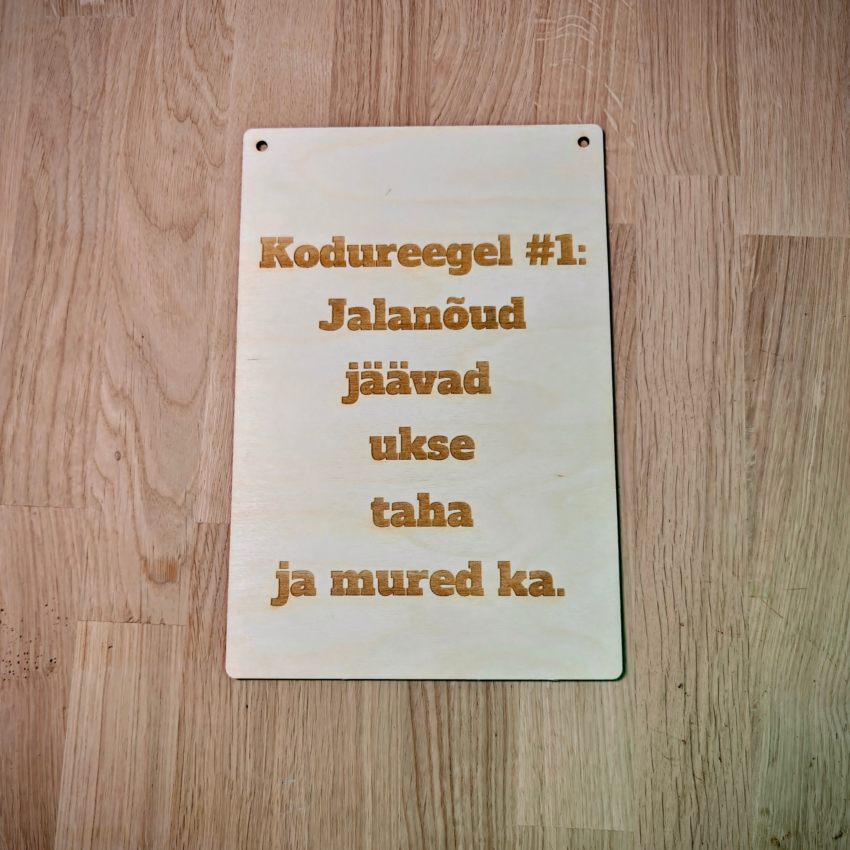 Personaalne Puidust Silt