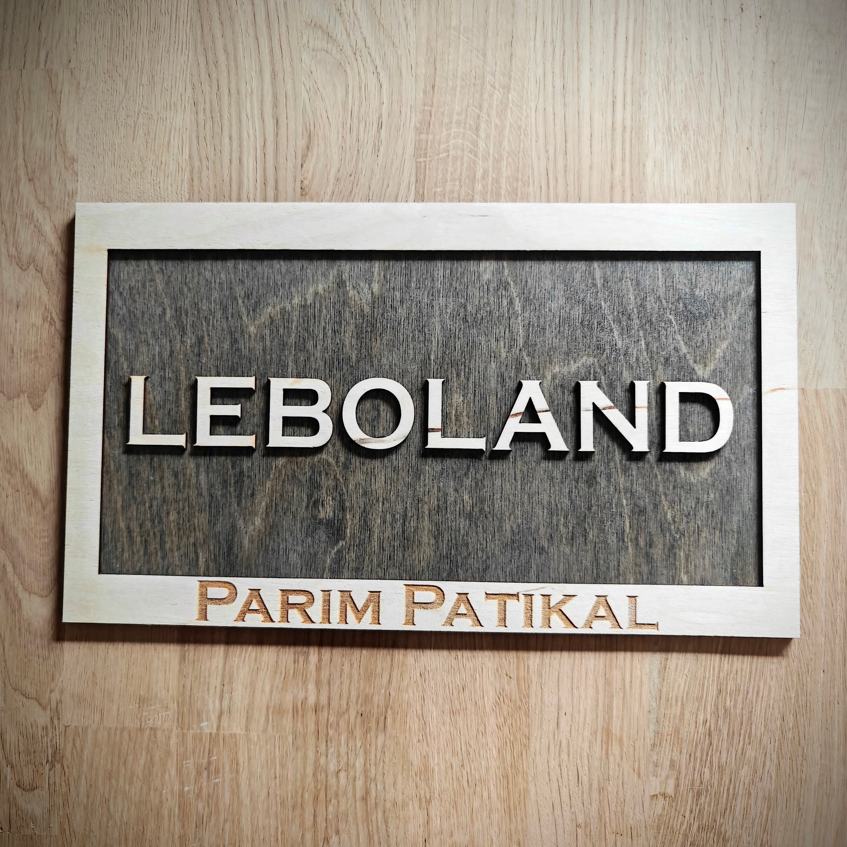 Puidust personaalne silt