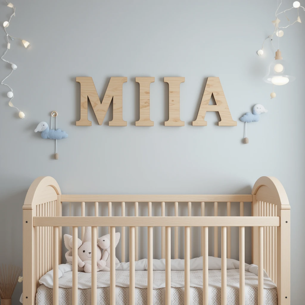 Vineerist dekoratiivsed tähed ja sõnad – Sinu kujundus!