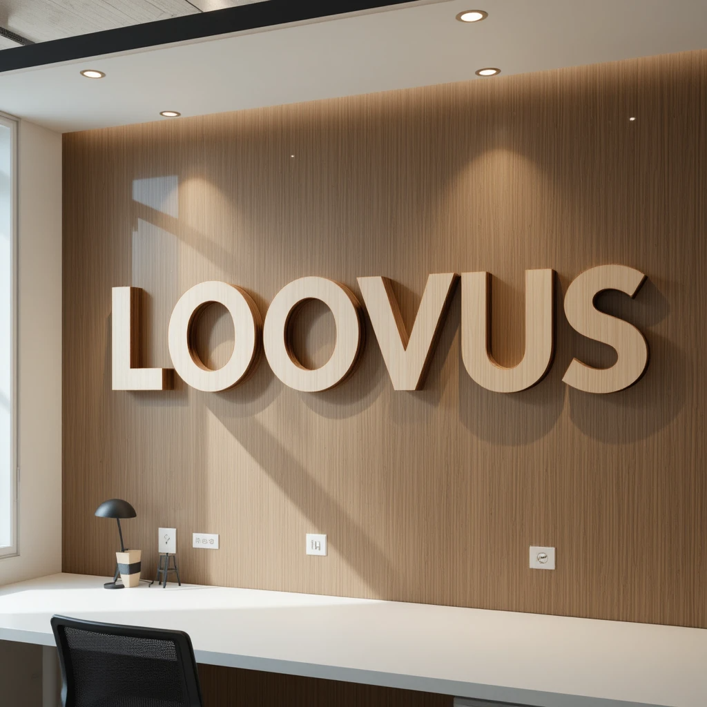 Vineerist dekoratiivsed tähed ja sõnad – Sinu kujundus!