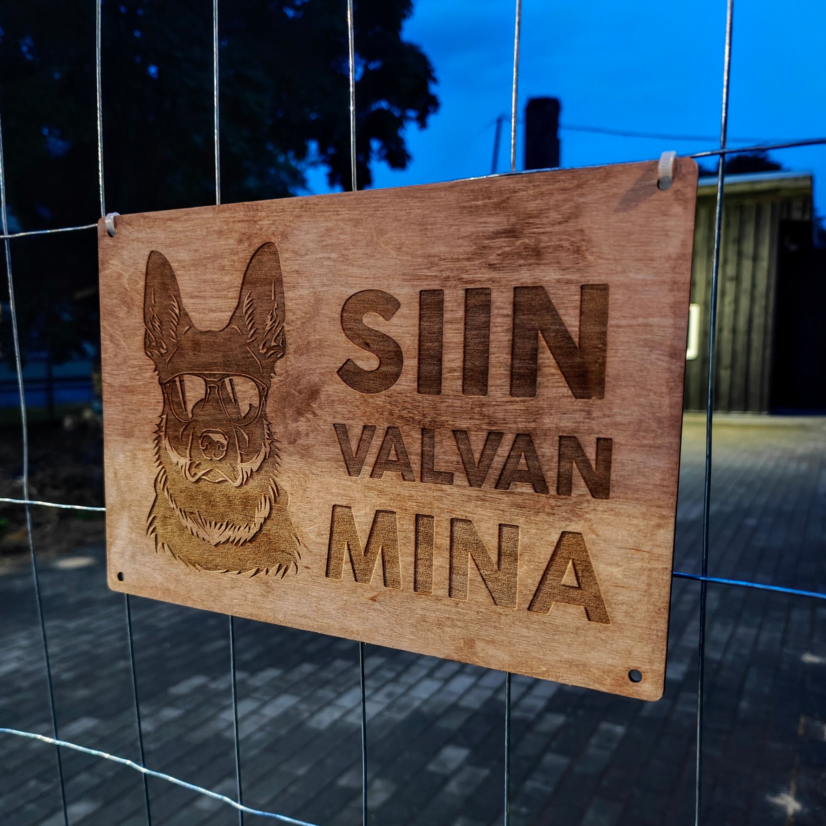 Personaalne Puidust Silt